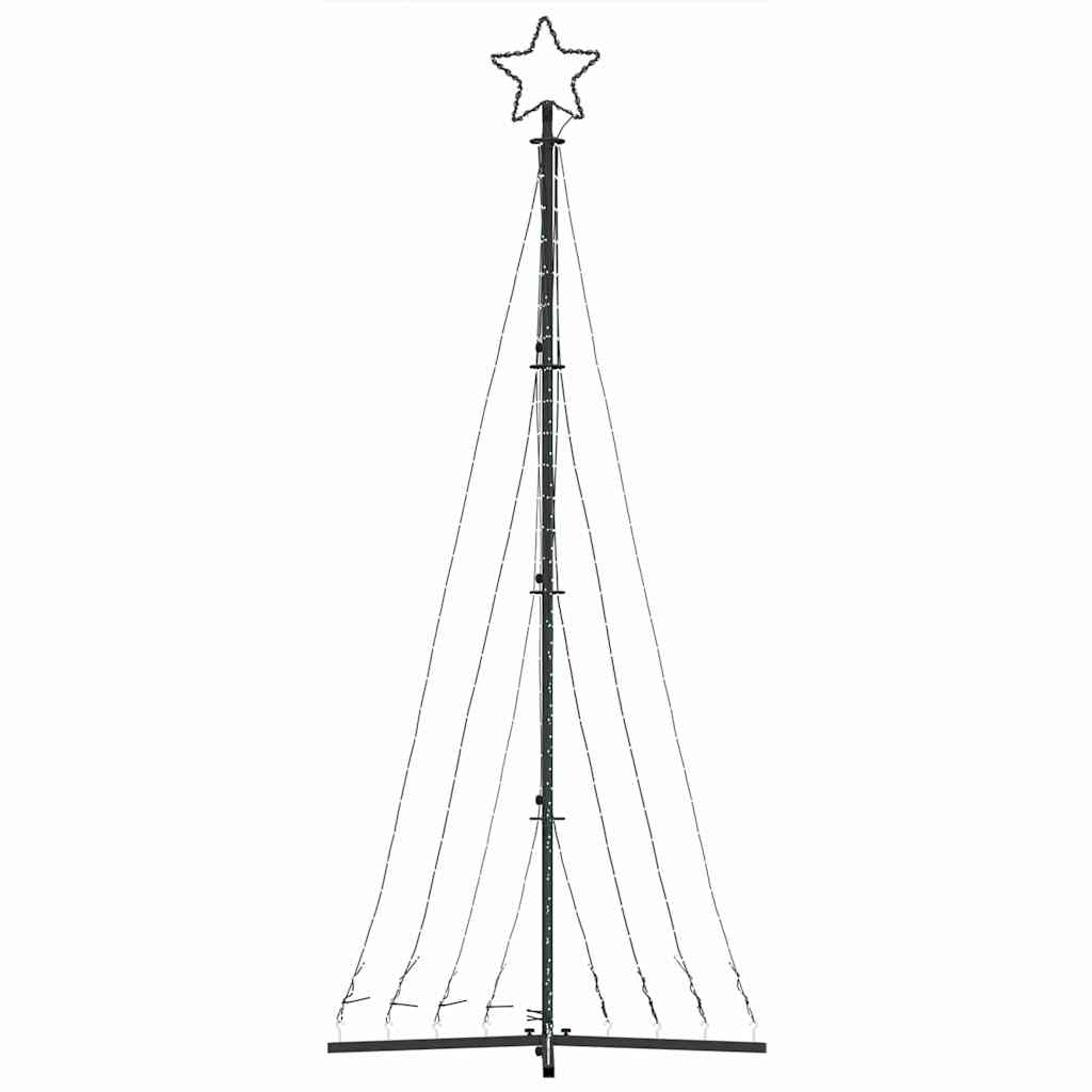 Albero di Natale a LED 447 LED Bianco Freddo 250 cm