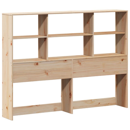 Testiera con Ripiani 150 cm in Legno Massello di Pino