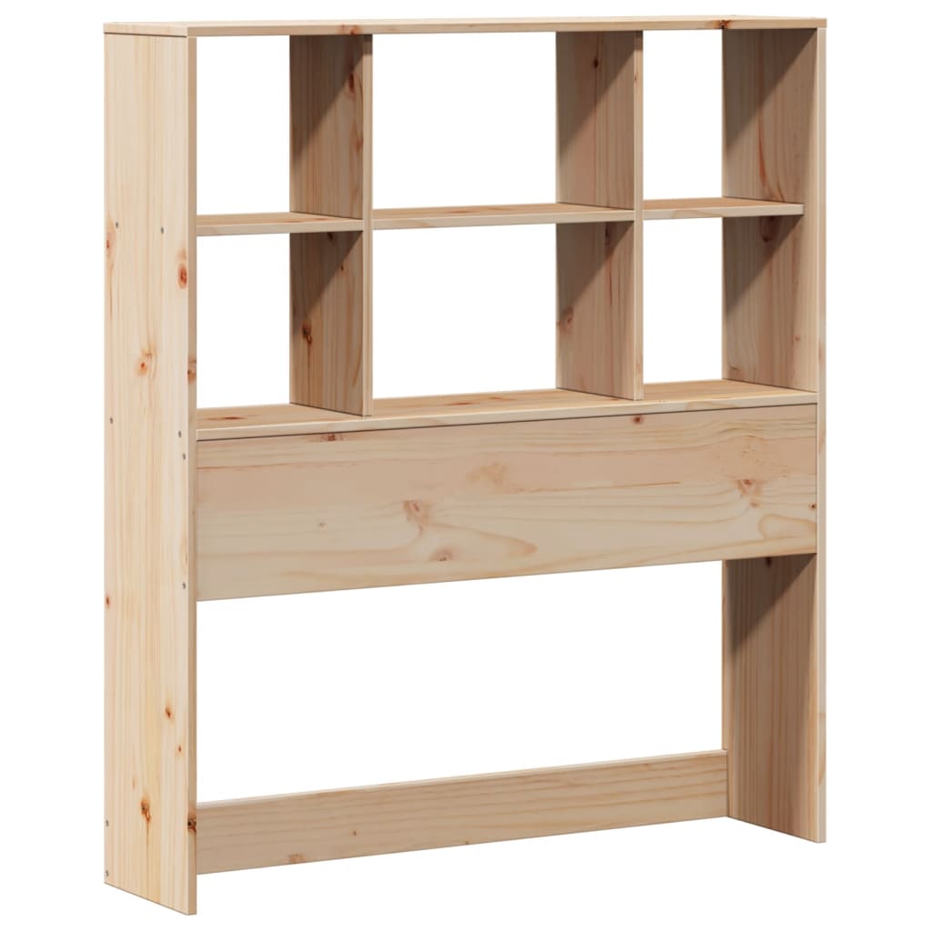 Testiera con Ripiani 75 cm in Legno Massello di Pino