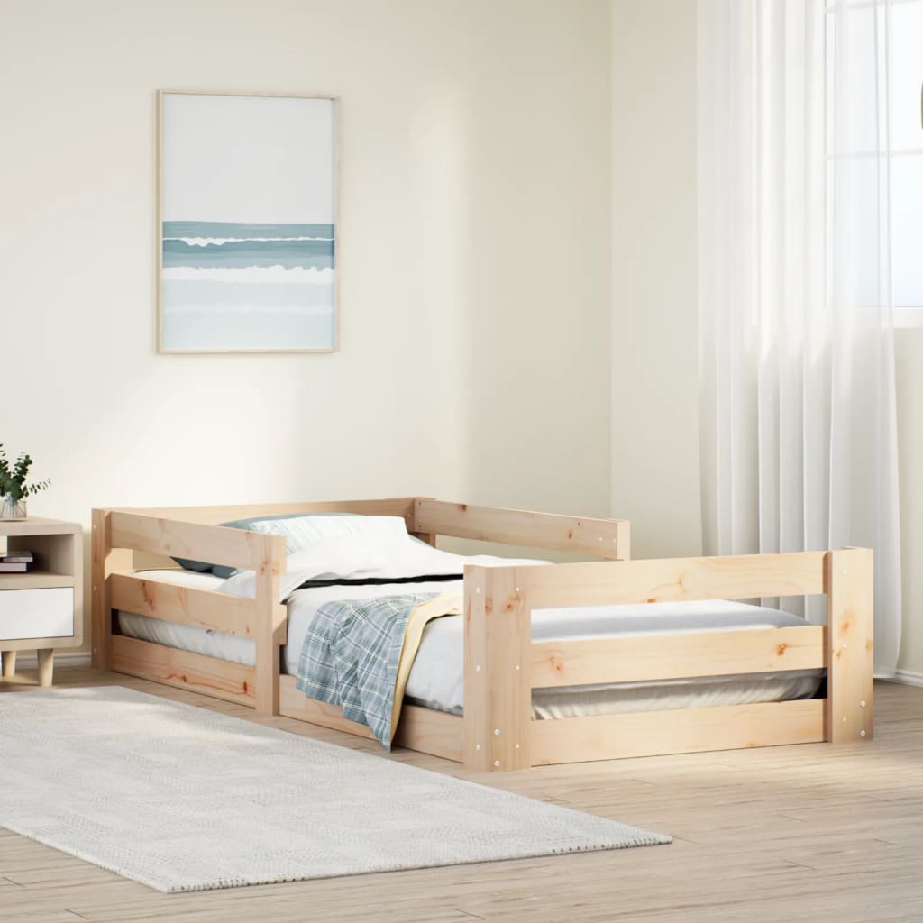 Giroletto senza materasso 80x160 cm legno di pino