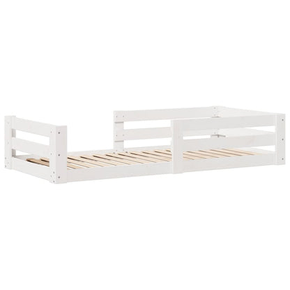 Giroletto senza materasso bianco 80x160 cm legno di pino