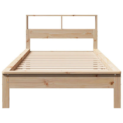 Letto Libreria senza Materasso 100x200 cm in Legno di Pino