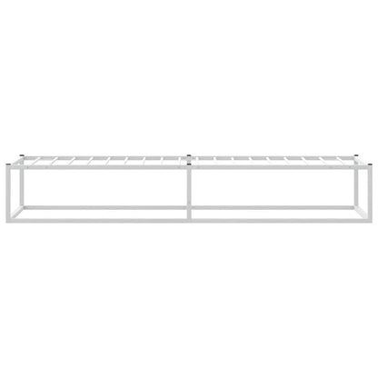 Giroletto senza Materasso Bianco 90x200 cm in Metallo