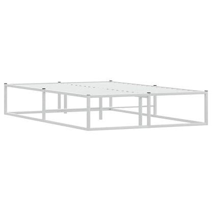 Giroletto senza Materasso Bianco 120x200 cm in Metallo