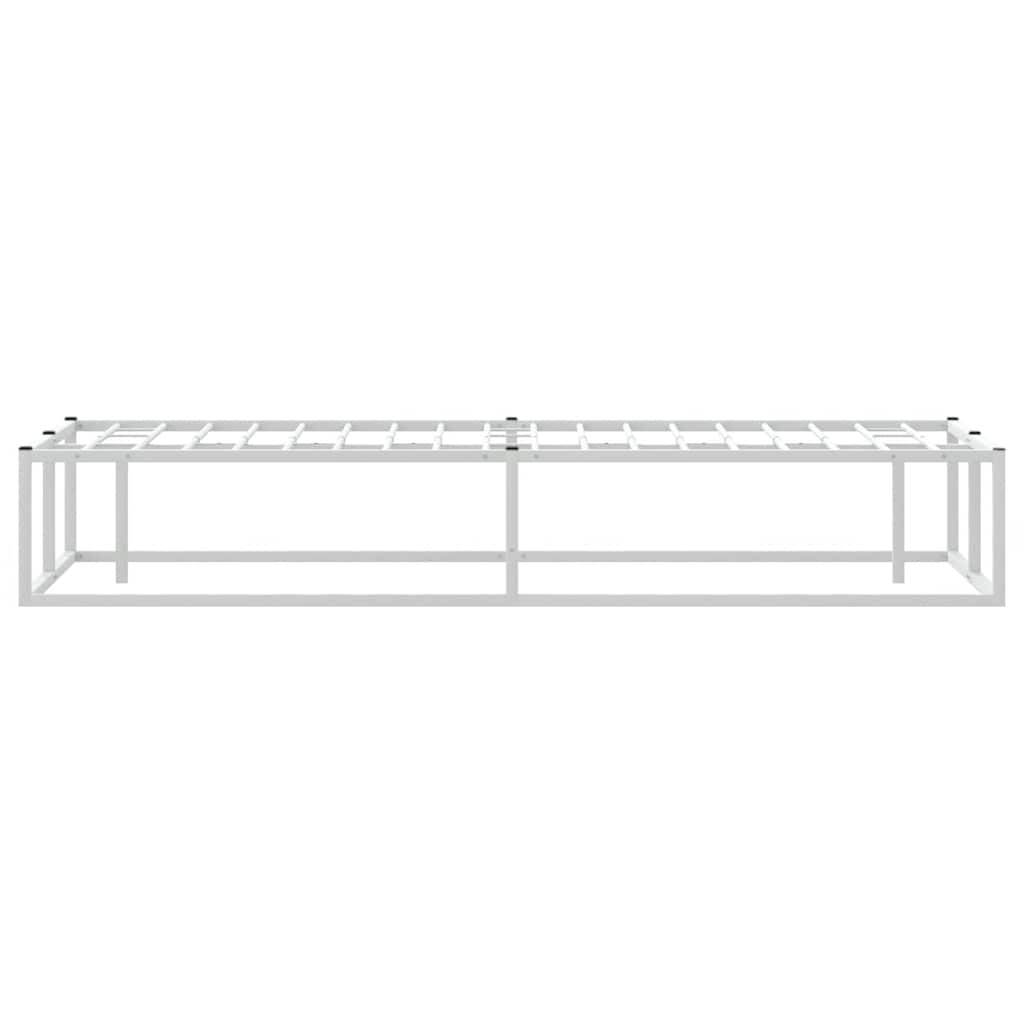 Giroletto senza Materasso Bianco 120x200 cm in Metallo