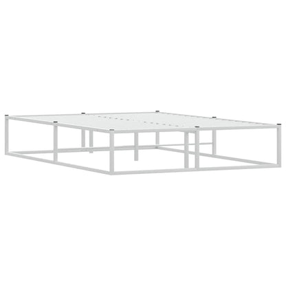 Giroletto senza Materasso Bianco 140x200 cm in Metallo