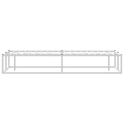Giroletto senza Materasso Bianco 140x200 cm in Metallo