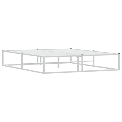 Giroletto senza Materasso Bianco 160x200 cm Metallo