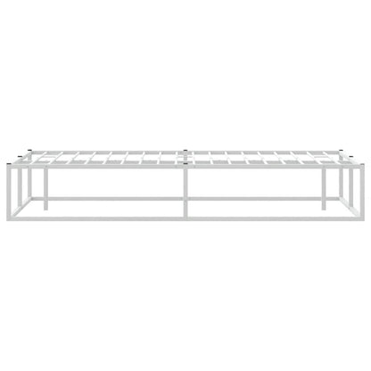 Giroletto senza Materasso Bianco 160x200 cm Metallo