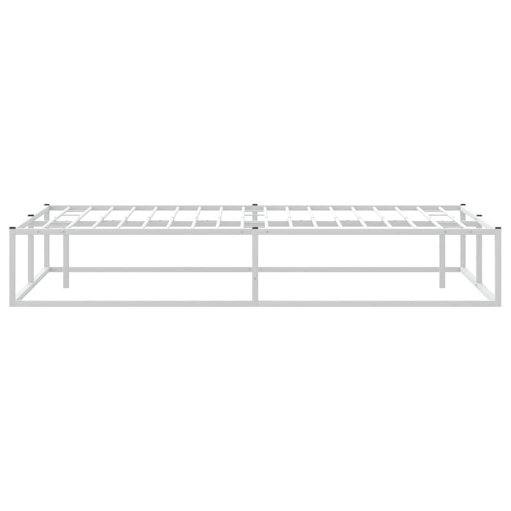 Giroletto senza Materasso Bianco 200x200 cm Metallo