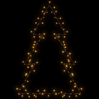 Luci di Natale Albero di Natale Silhouette 115 LED Bianco Caldo