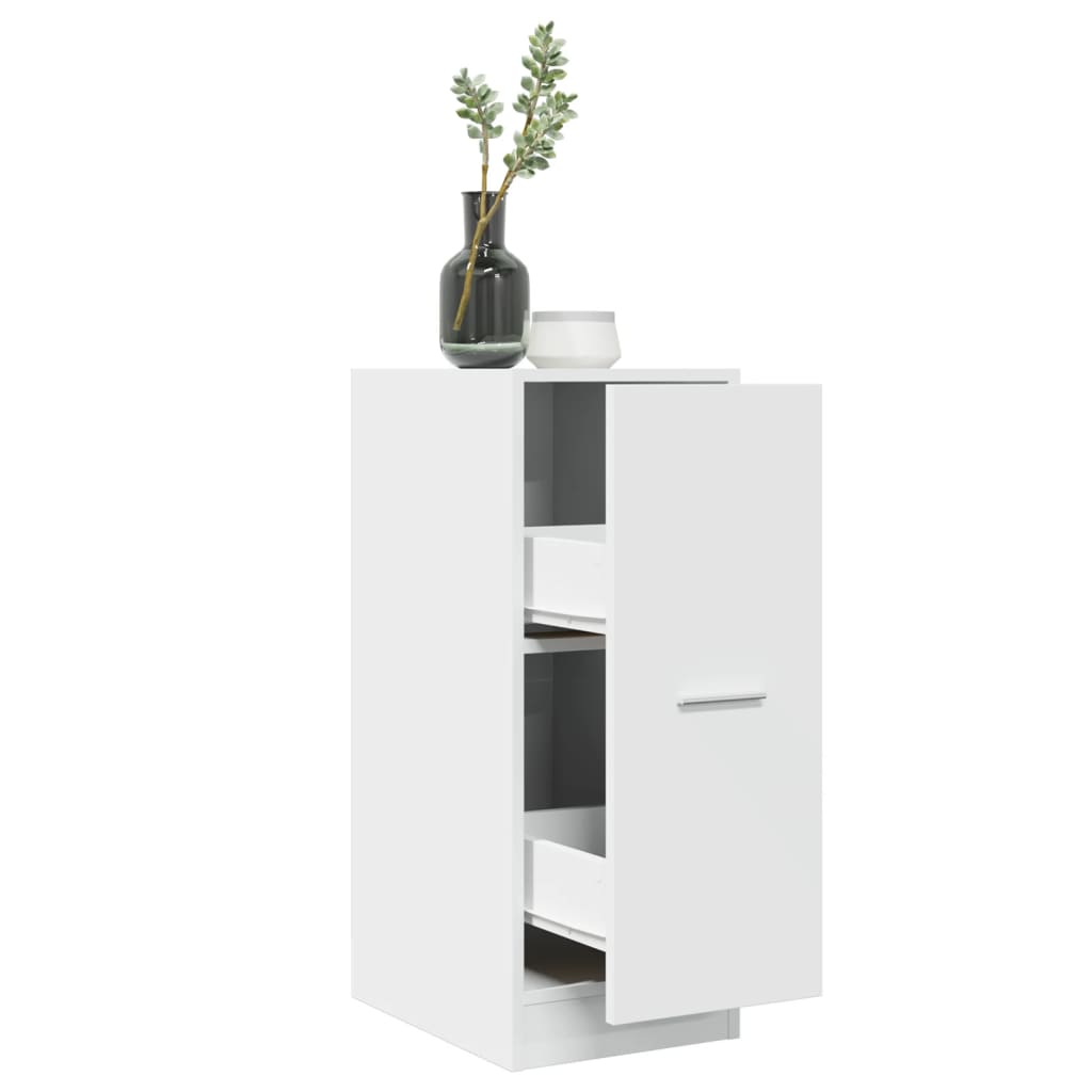 Armadietto da Farmacia Bianco 30x41x77,5 cm in Truciolato