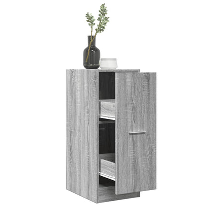 Armadietto da Farmacia Grigio Sonoma 30x41x77,5cm in Truciolato