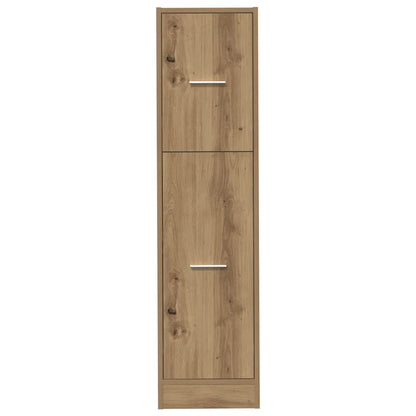 Armadietto da Farmacia Rovere 30x41x118 cm in Truciolato