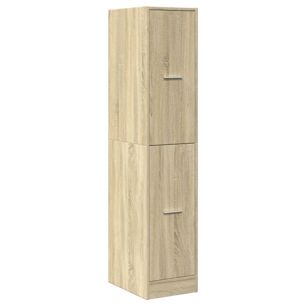 Armadietto da Farmacia Rovere Sonoma 30x41x144,5 cm Truciolato