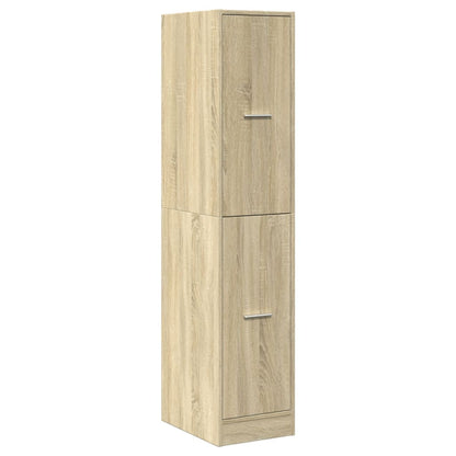 Armadietto da Farmacia Rovere Sonoma 30x41x144,5 cm Truciolato