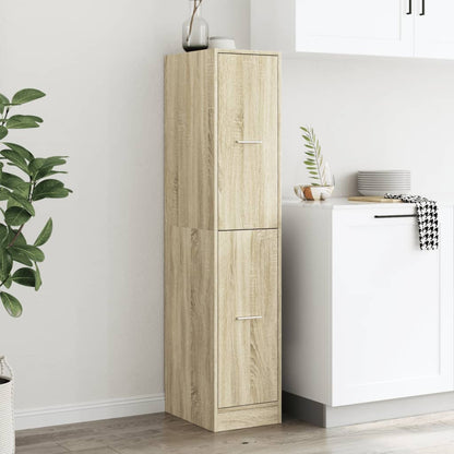 Armadietto da Farmacia Rovere Sonoma 30x41x144,5 cm Truciolato