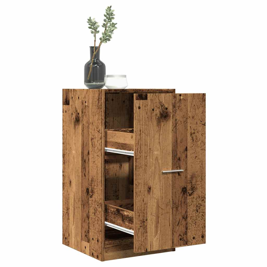 Armadietto da Farmacia Legno Vecchio 40x41x77,5cm in Truciolato