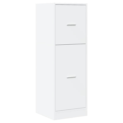 Armadietto da Farmacia Bianco 40x41x118 cm in Truciolato
