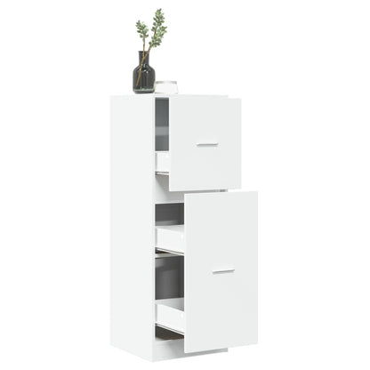 Armadietto da Farmacia Bianco 40x41x118 cm in Truciolato