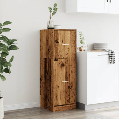 Armadietto da Farmacia Legno Vecchio 40x41x118 cm in Truciolato
