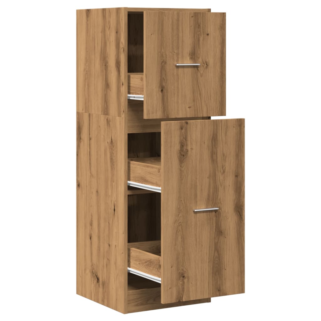 Armadietto da Farmacia Rovere 40x41x118 cm in Truciolato