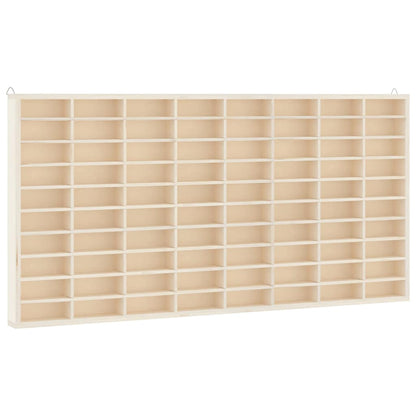 Vetrina da collezione in legno con 80 scomparti 80x4,5x40,5cm