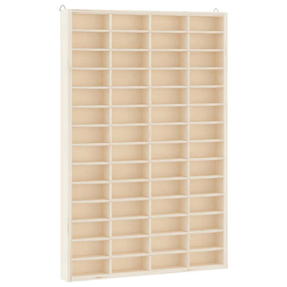 Vetrina da collezione in legno con 56 scomparti 40x4,5x60cm