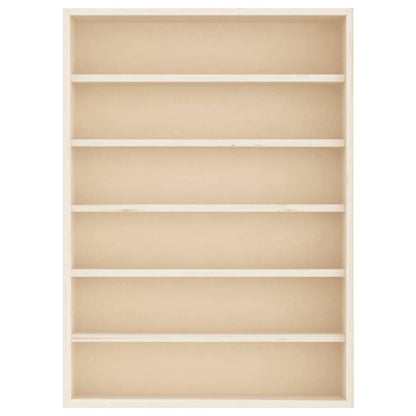 Teca da Collezione in Legno con 6 Ripiani 40x8,5x55 cm