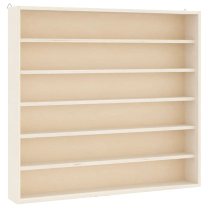 Teca da Collezione in Legno con 6 Ripiani 60x8,5x55 cm