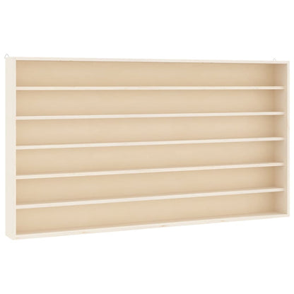 Teca da Collezione in Legno con 6 Ripiani 80x8,5x55 cm