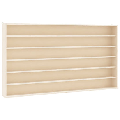 Teca da Collezione in Legno con 6 Ripiani 100x8,5x55 cm