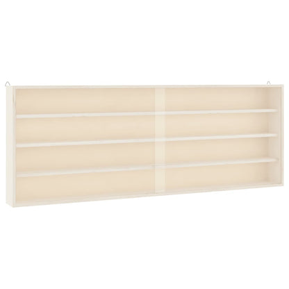 Teca da Collezione in Legno con Porte 100x8,5x37 cm