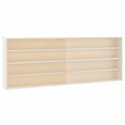 Teca da Collezione in Legno con Porte 100x8,5x37 cm