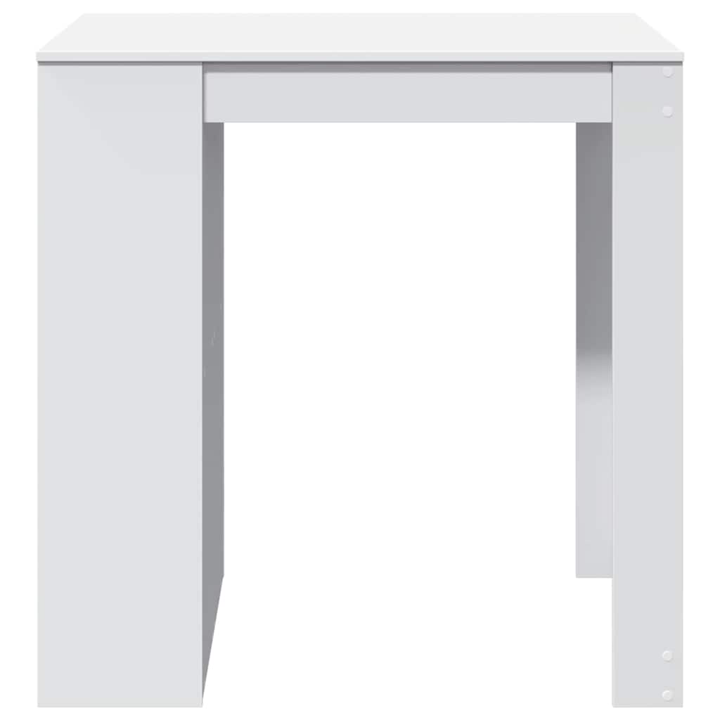 Tavolo da Bar Bianco 102x70x103,5 cm in Truciolato