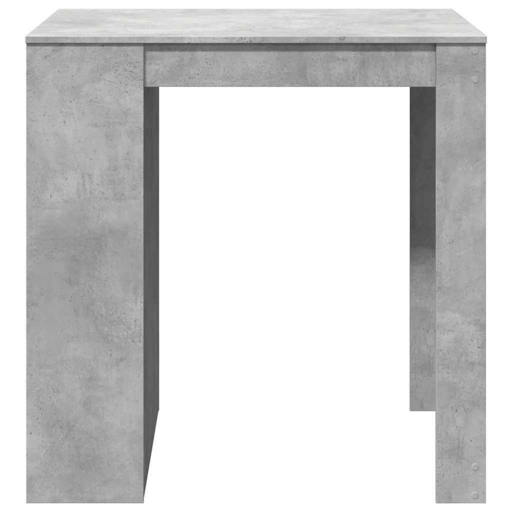 Tavolo da Bar Grigio Cemento 102x70x103,5 cm in Truciolato