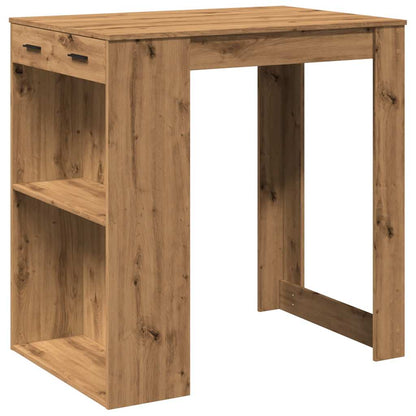 Tavolo Bar Rovere Artigianale 102x70x103,5 cm in Truciolato