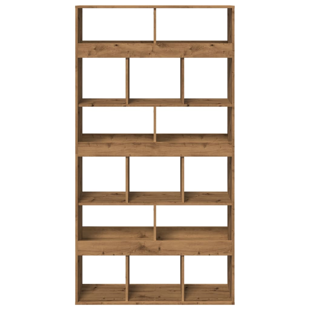 Libreria Rovere Artigianale 100x33x187,5cm in Legno Multistrato