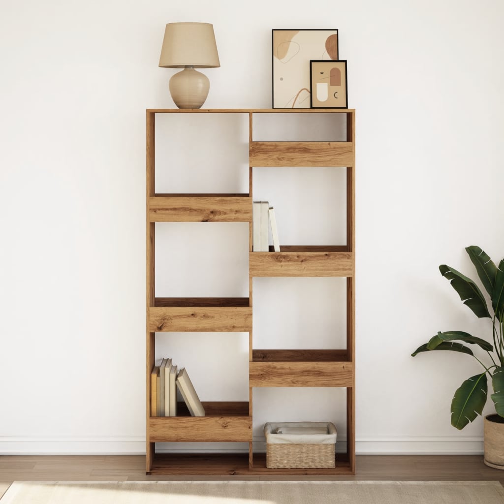 Libreria Rovere Artigianale 100x33x175 cm in Legno Multistrato