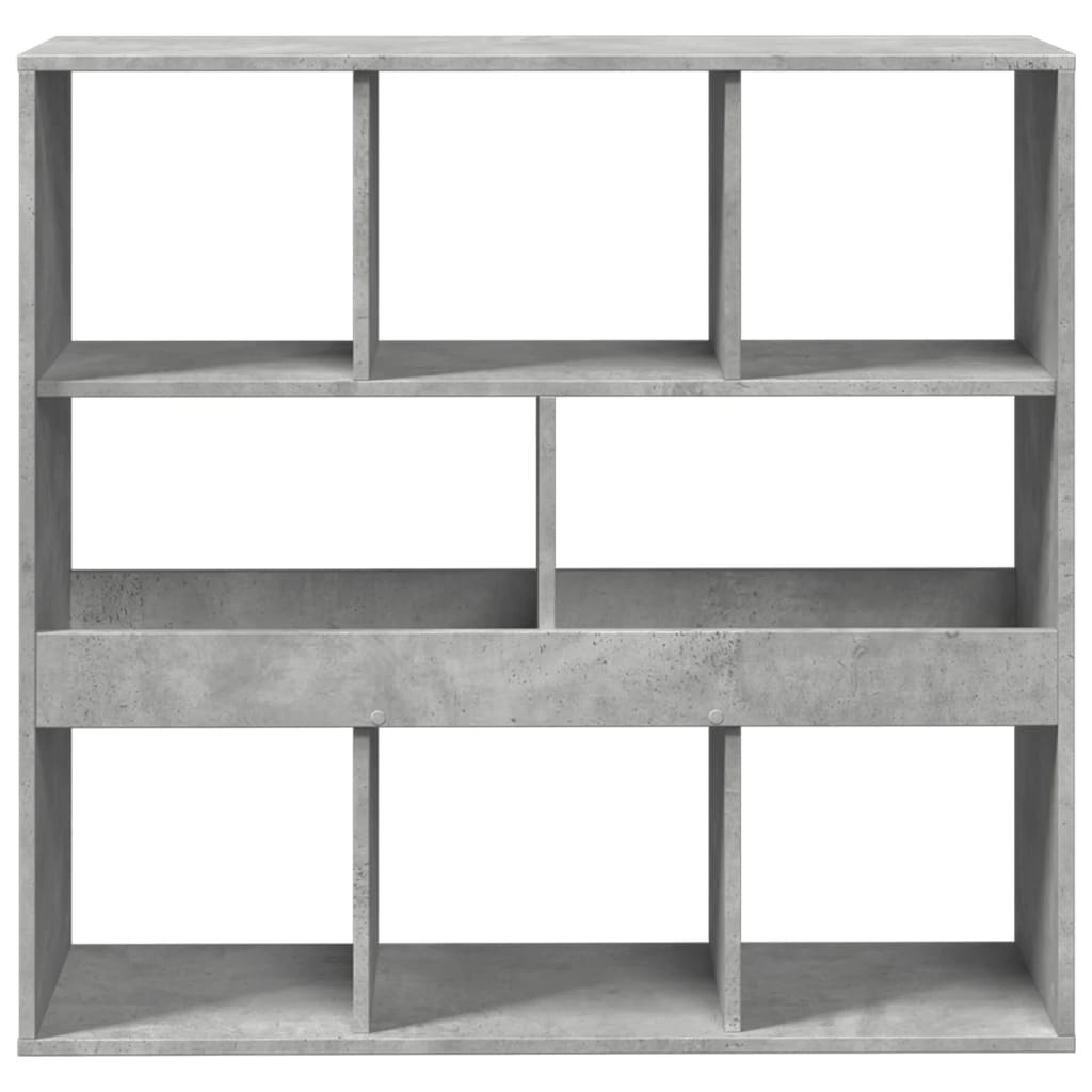 Libreria Grigio Cemento 100x33x94,5 cm in Truciolato