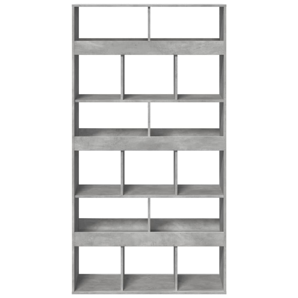 Libreria Grigio Cemento 100x33x187,5 cm in Truciolato