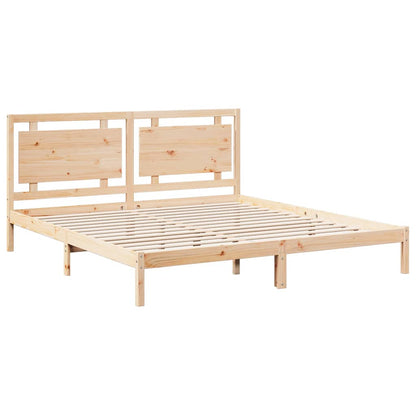 Giroletto Extra Lungo senza Materasso 200x210 cm Legno Massello