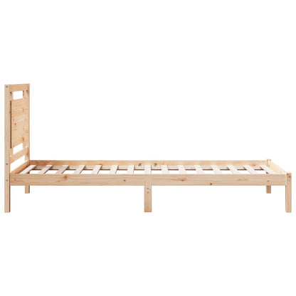 Giroletto Extra Lungo senza Materasso 100x220 cm Legno Massello