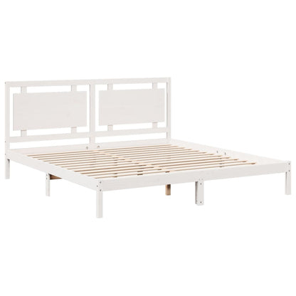 Giroletto Extra Lungo senza Materasso Bianco 200x220cm Massello