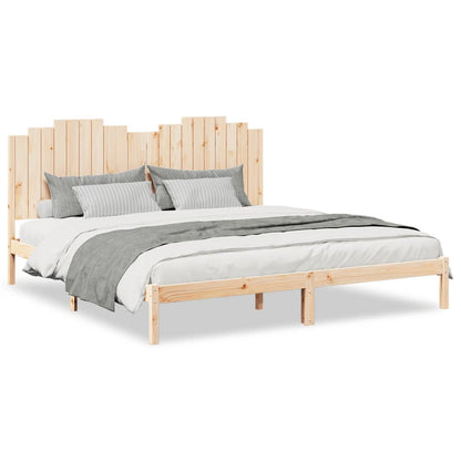 Giroletto Extra Lungo senza Materasso 200x210 cm Legno Massello