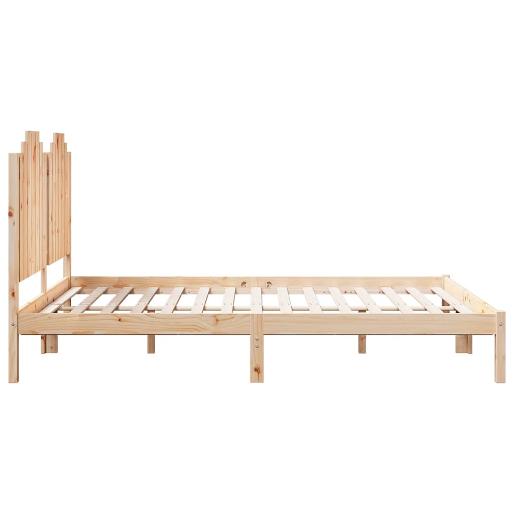 Giroletto Extra Lungo senza Materasso 140x220 cm Legno Massello