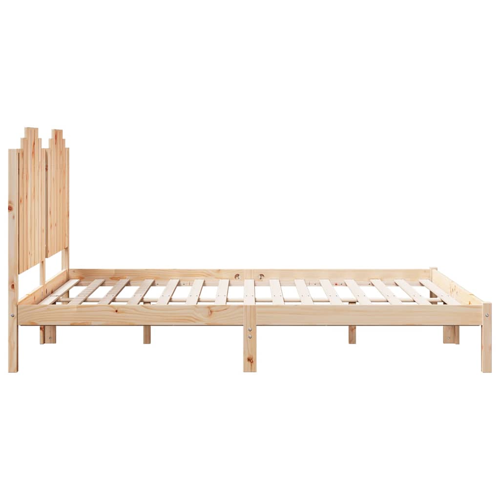 Giroletto Extra Lungo senza Materasso 160x220 cm Legno Massello