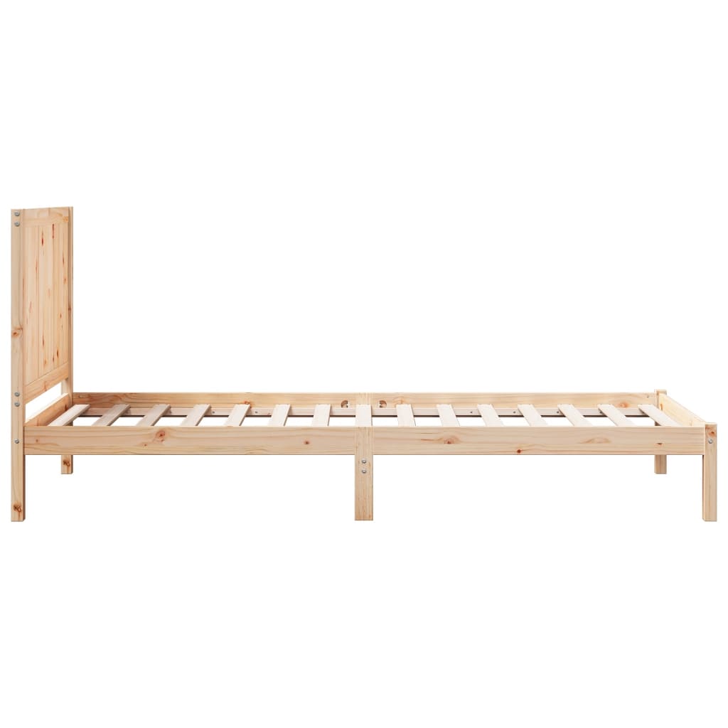 Giroletto Extra Lungo senza Materasso 100x220 cm Legno Massello