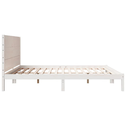 Giroletto Extra Lungo senza Materasso Bianco 200x210cm Massello