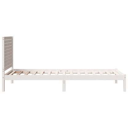 Giroletto Extra Lungo senza Materasso Bianco 90x210 cm Massello